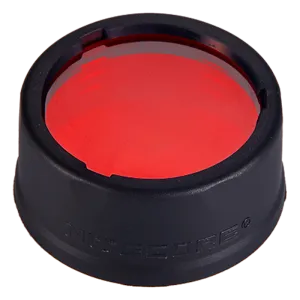 Дифузор фільтр для ліхтарів Nitecore NFR26 (26мм), червоний